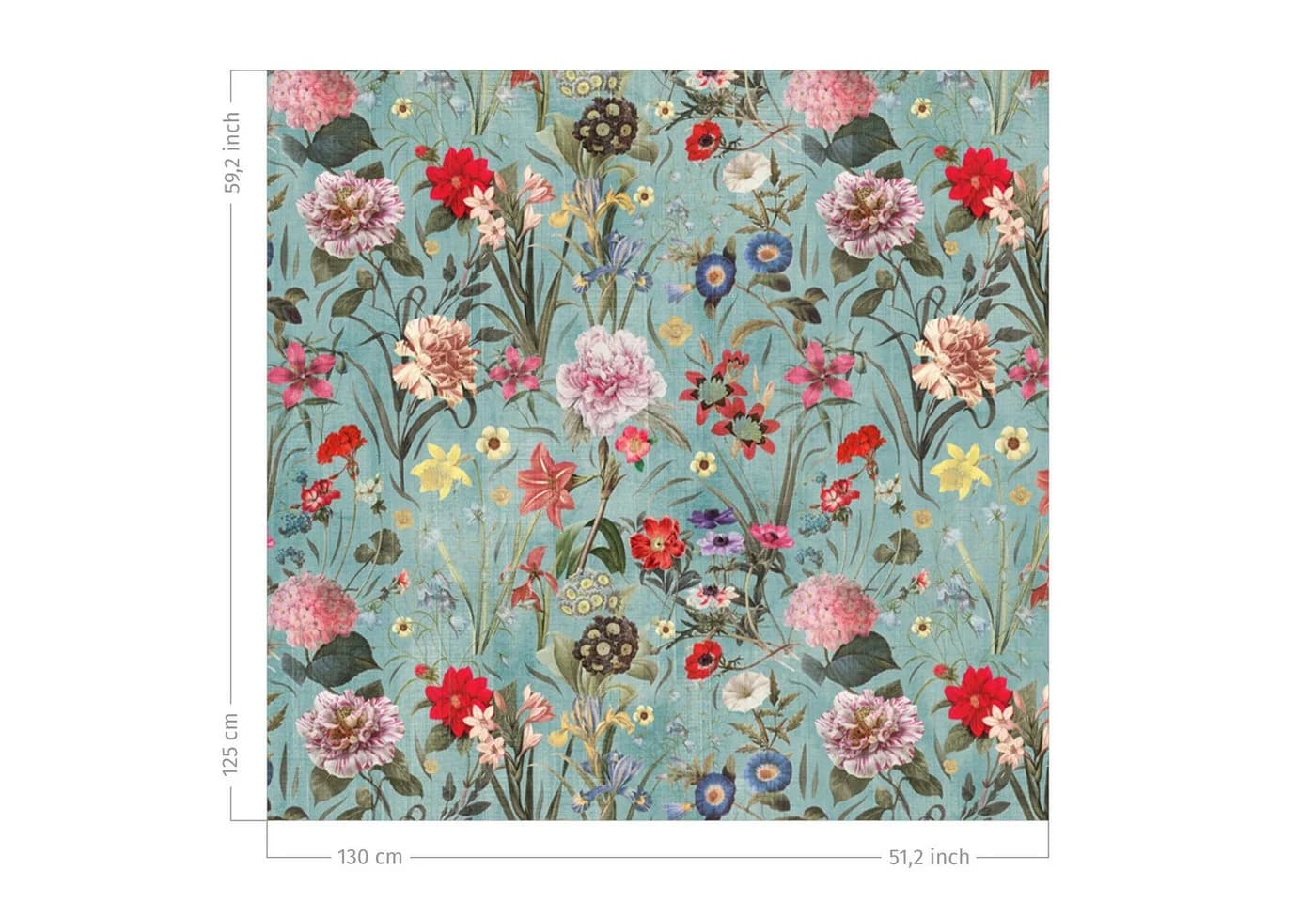 Bilderdepot24 Vorhang Gardine Blumen Natur Muster Wildblumenwiese - Bild 4