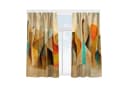Bilderdepot24 Vorhang Samt Modern Bunt Abstrakt Bild 2
