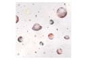 Bilderdepot24 Kindertapete Planeten Mond Sterne Aquarell Vlies Bild 1