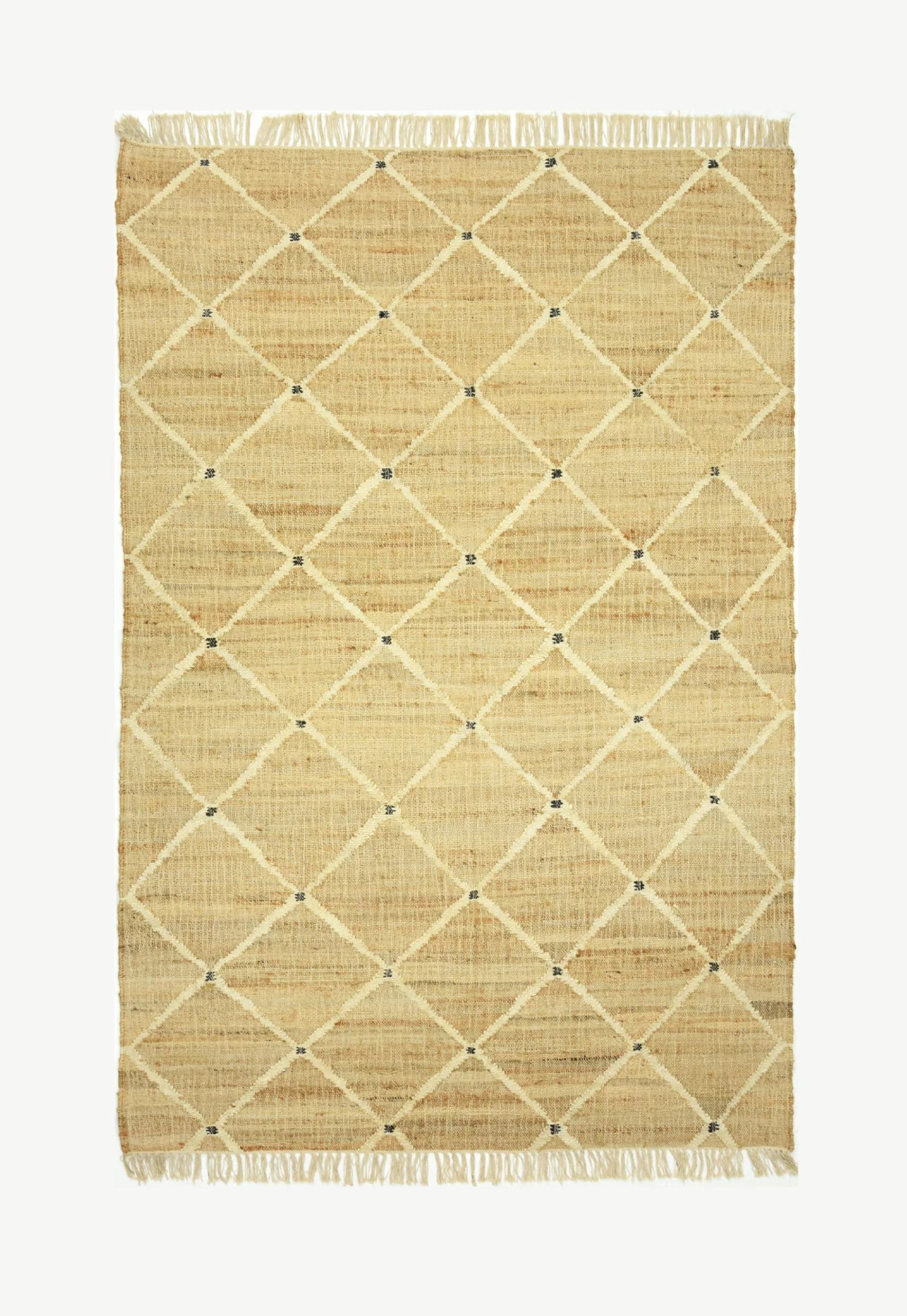 Teppich KELIM VERDA Jute Baumwolle 80x200 cm