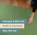 Sanosoft Spielmatte Krabbelmatte rutschfest Oeko-Tex 100 Olivgrün Bild 4