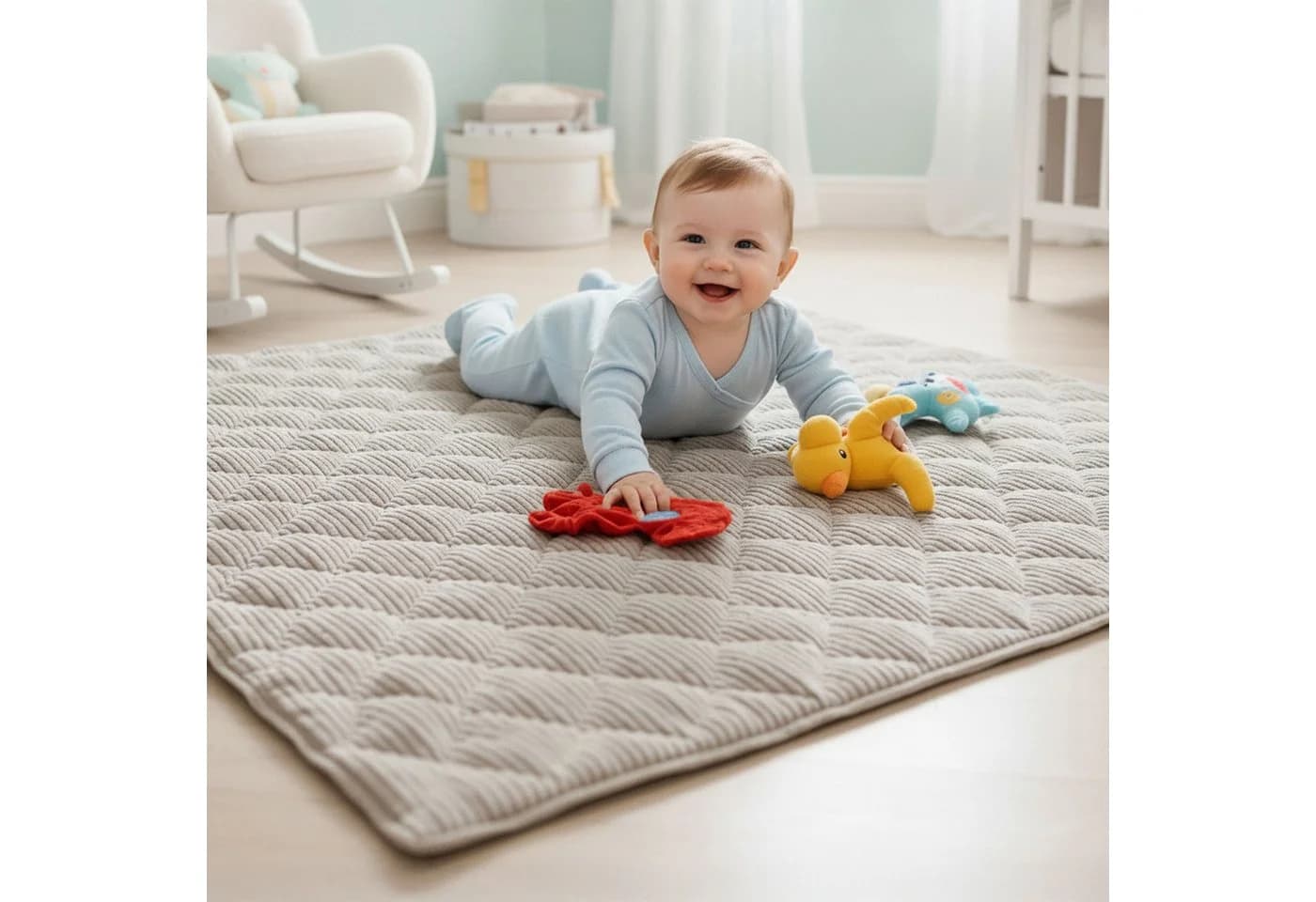 Sanosoft Krabbeldecke Soft-Cord wasserabweisend - Bild 2
