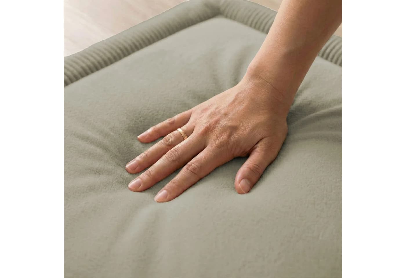 Sanosoft Krabbelteppich Schilfgrün Memory-Foam OEKO-TEX - Bild 3