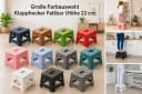 HH-Haushalt Klapptritt Weiß Faltbar Tritthocker Bild 5