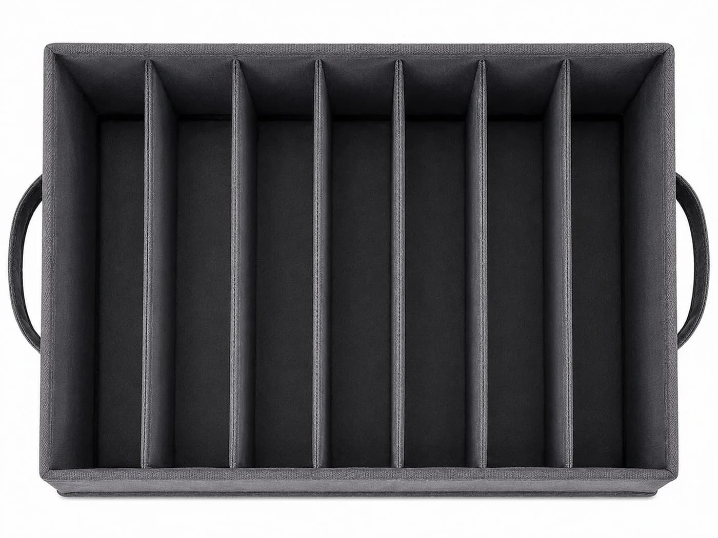 HH-Haushalt Schubladen Organizer 7 Fächer Anthrazit Non Woven