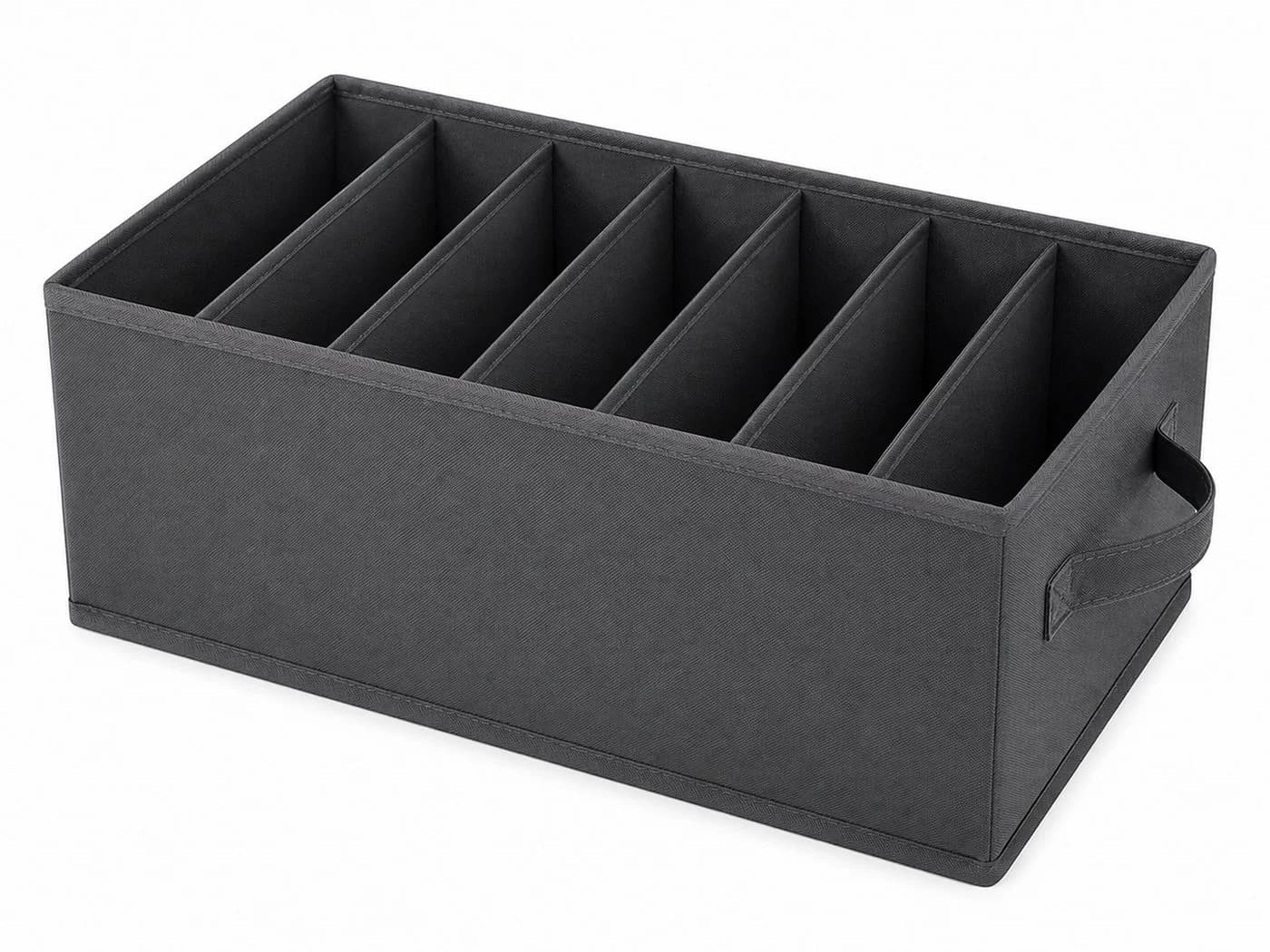 HH-Haushalt Schubladen Organizer 7 Fächer Anthrazit Non Woven - Bild 2