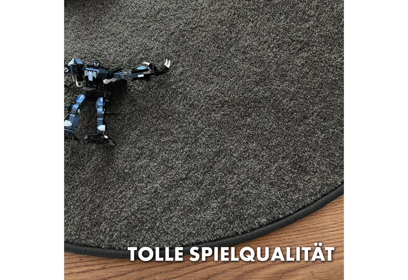 Karat Kinderteppich Crocodile Rund Polypropylen Bunt - Bild 5