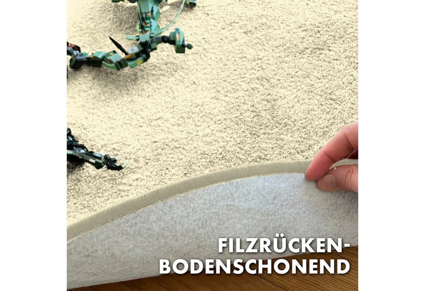 Karat Kinderteppich Crocodile Bunt Frieze-Design - Bild 4