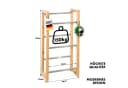 Karat Standregal Bambus Flash Getränkekistenregal Vielseitiges Lagersystem Bild 3