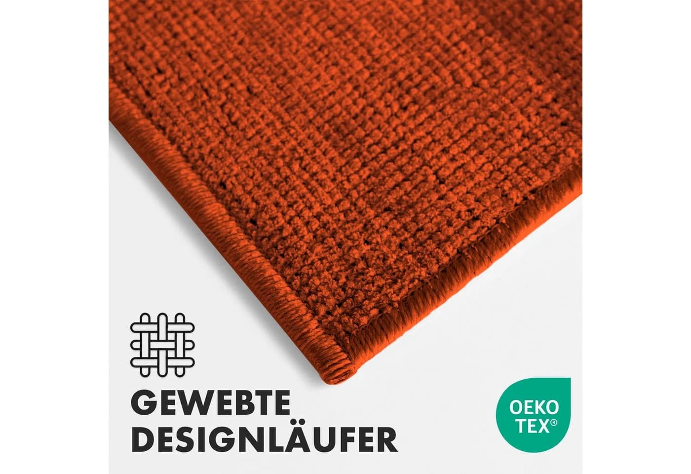 Karat Teppichläufer Azade Jacquard Weberei Maßanfertigung