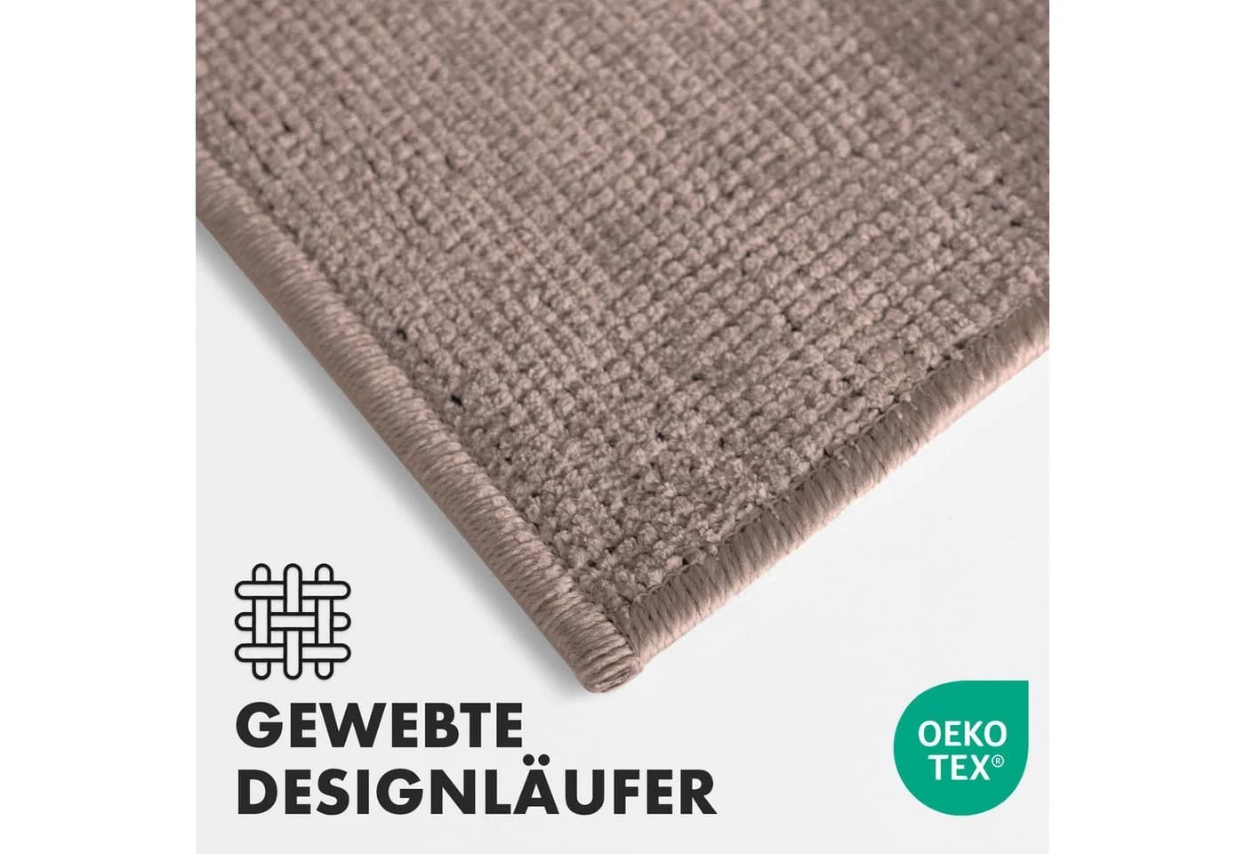 Karat Teppichläufer Azade Jacquard Weberei Maßanfertigung