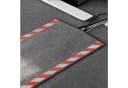 Floordirekt Kabelmatte mit Warnumrandung Schwarz-Gelb/Rot-Weiß Bild 1