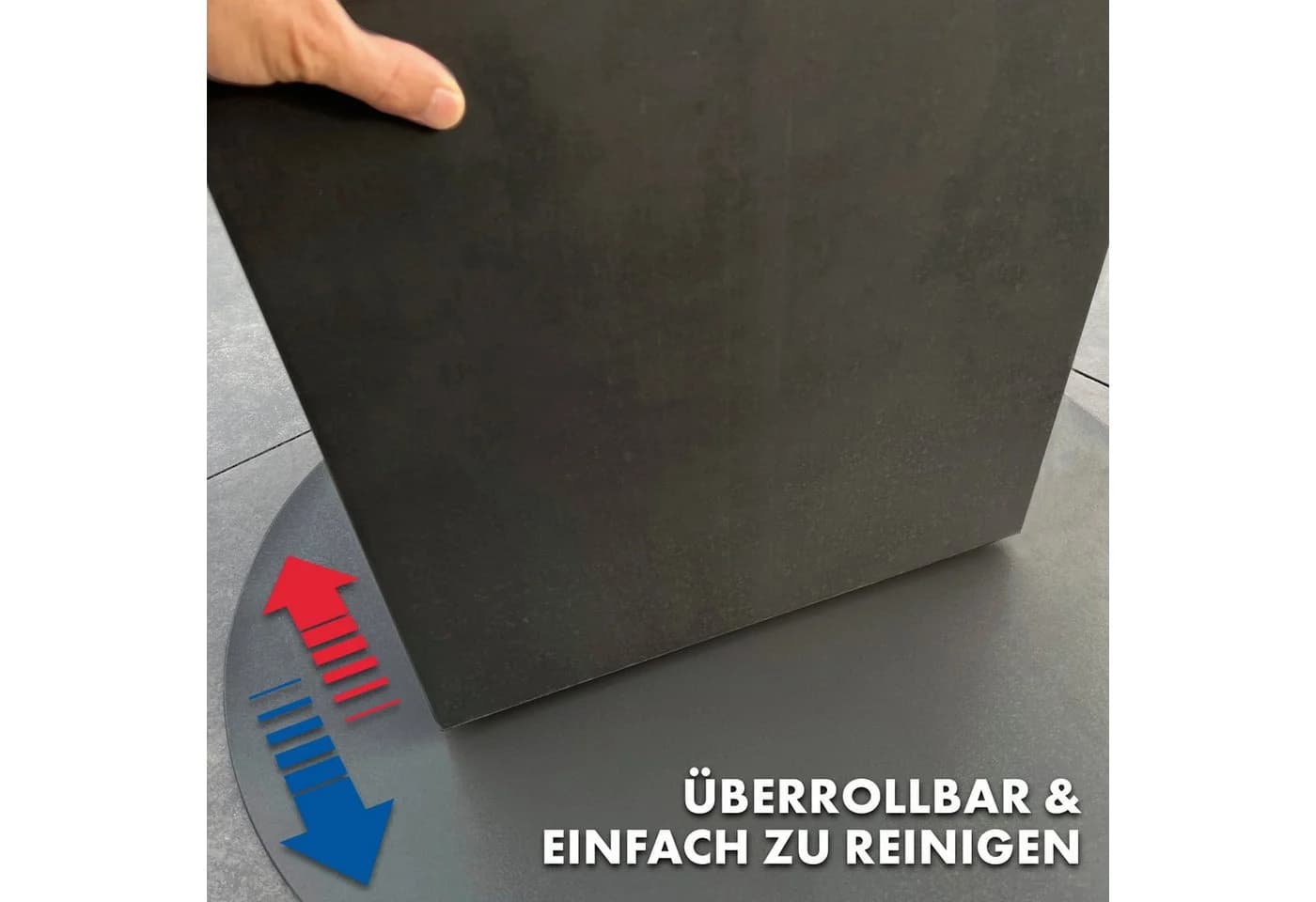 Karat Blumentopfuntersetzer Majesty PVC Grau Schwarz Blau Rot Grün - Bild 4