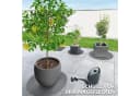 Karat Blumentopfuntersetzer Majesty PVC Grau Schwarz Blau Rot Grün Bild 5