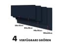 Floordirekt Schreibtischunterlage Nero Kunstleder Blau Bild 4
