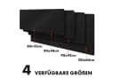 Floordirekt Schreibtischunterlage Nero Schwarz Kunstleder Bild 4