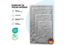 Floordirekt Badematte Maris Silber Flauschig Blattstruktur Rutschfest Bild 3