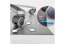 Floordirekt Bodenschutzmatte Kleopatra PVC mit 45-Grad-Kante Grau Bild 4