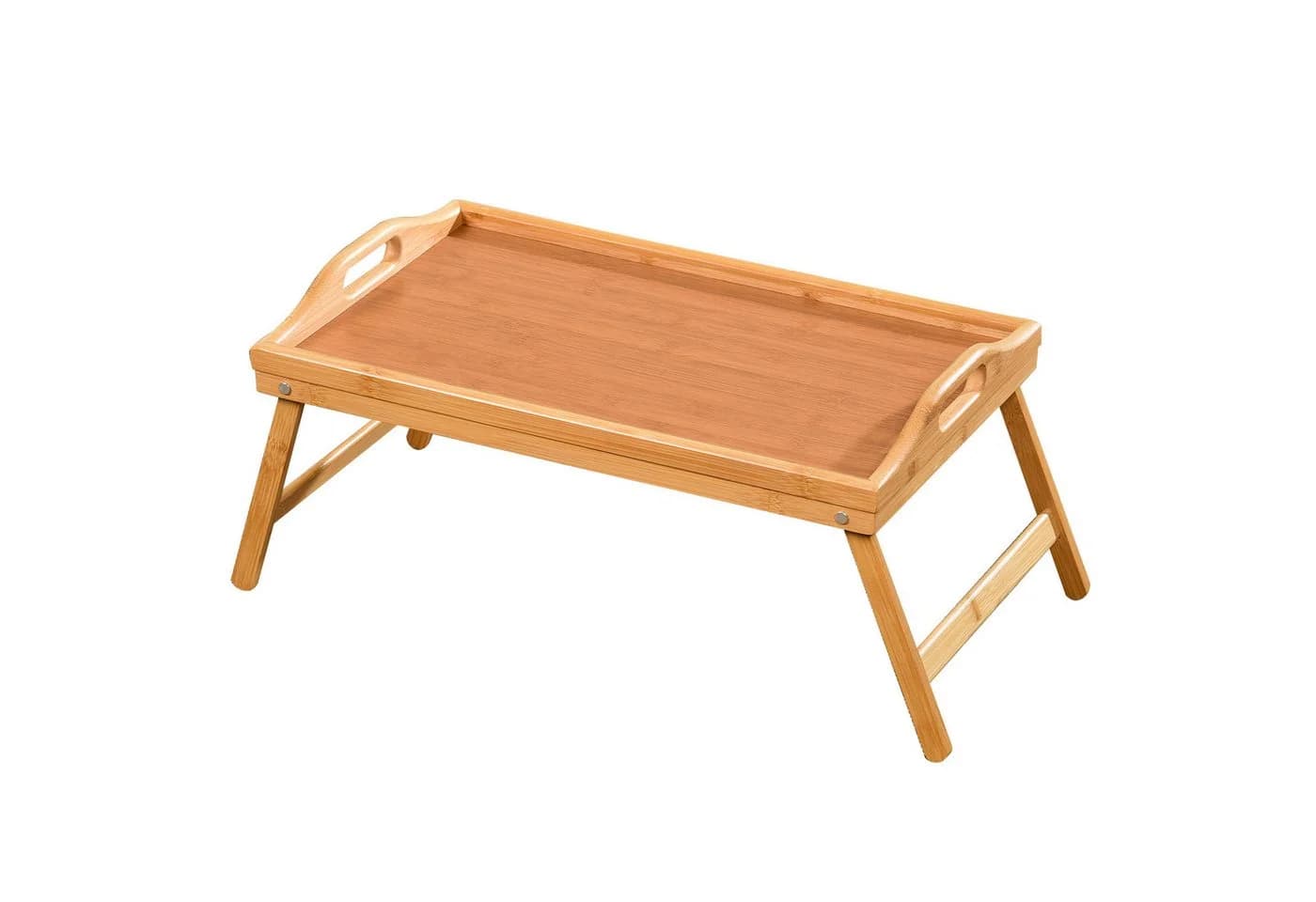 Floordirekt Bambus-Betttablett Utah mit klappbaren Füßen Braun - Bild 2