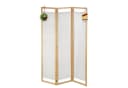 Floordirekt Paravent Bambus-Trennwand Tennessee Faltbar Beige Bild 2