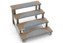 Floordirekt Stufenmatte London Pro Halbrund Anthrazit Bild 2