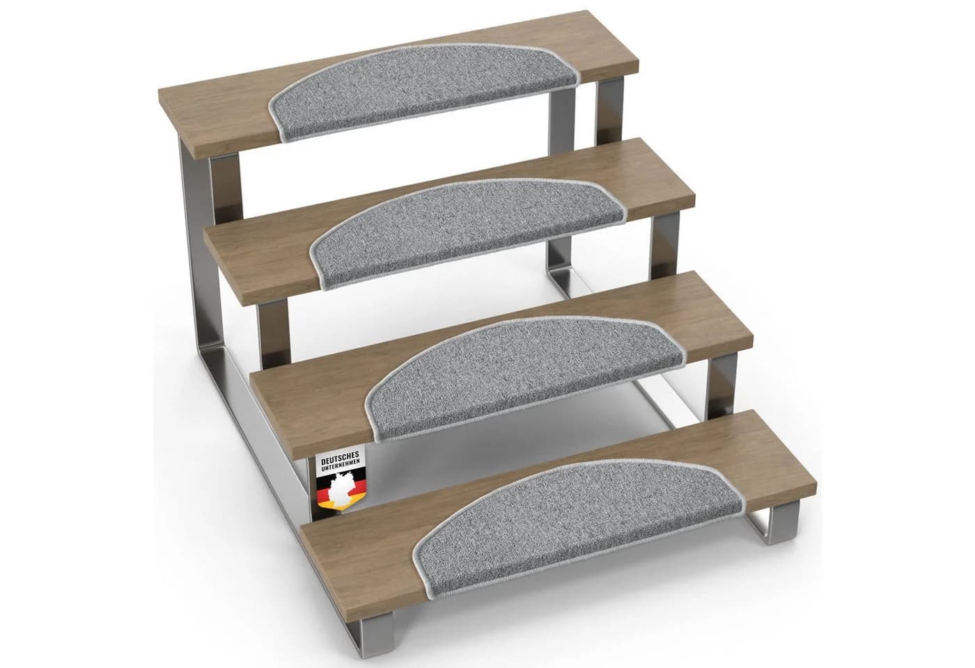 Floordirekt Stufenmatte London Pro Halbrund Anthrazit - Bild 2