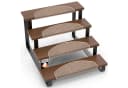 Floordirekt Stufenmatte London Pro Halbrund Beige Rutschhemmend Bild 2