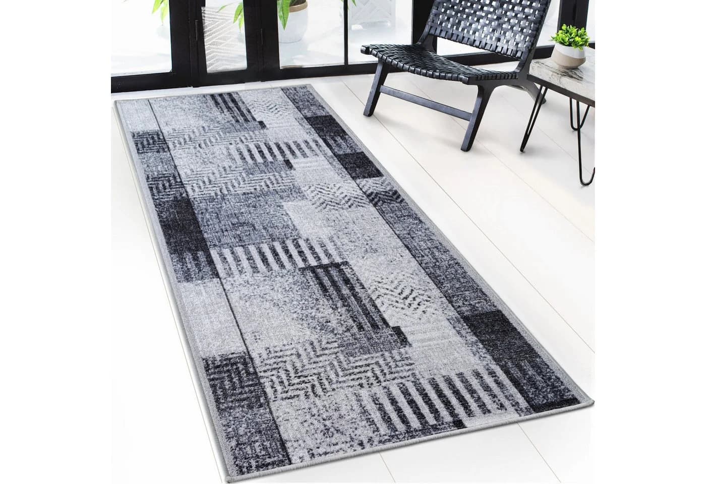 Floordirekt Läufer Teppich Cordoba Grau Polyamid Maßanfertigung - Bild 2