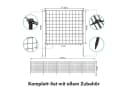 Floordirekt Teichzaun Pablo Metall-Steckzaun-Set Bild 3