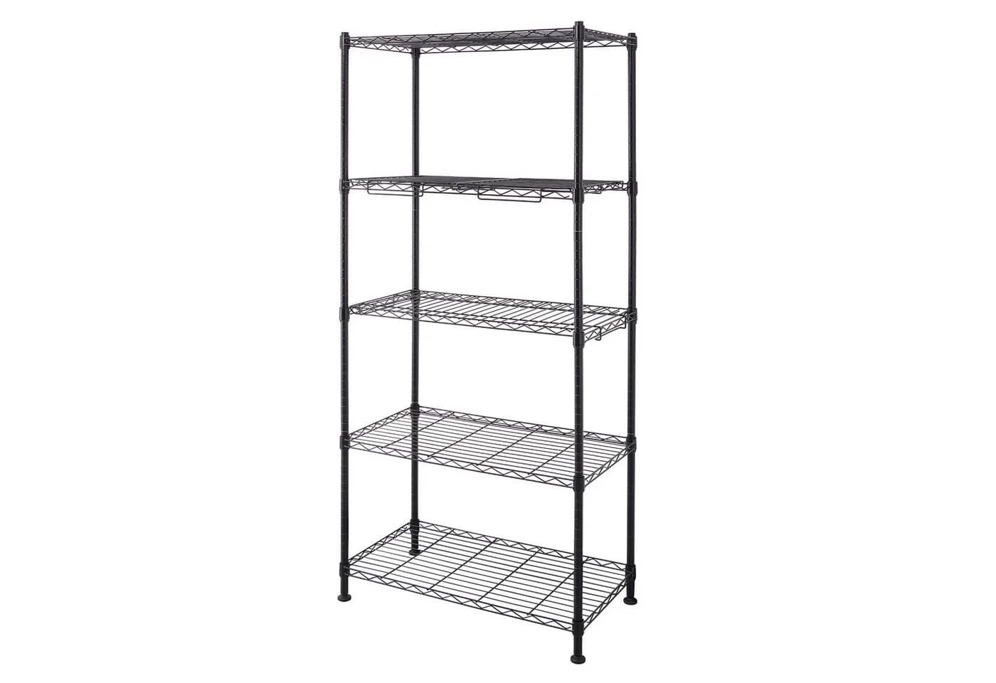 Floordirekt Regal Taranaki Schwarz Gitterregal werkzeuglos - Bild 2