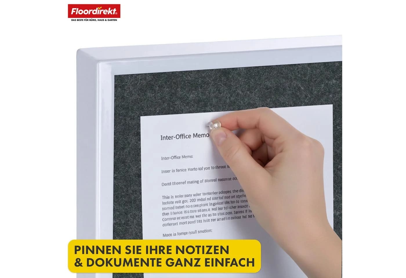 Floordirekt Memoboard Giant Mobile Präsentationstafel Schwarz - Bild 3