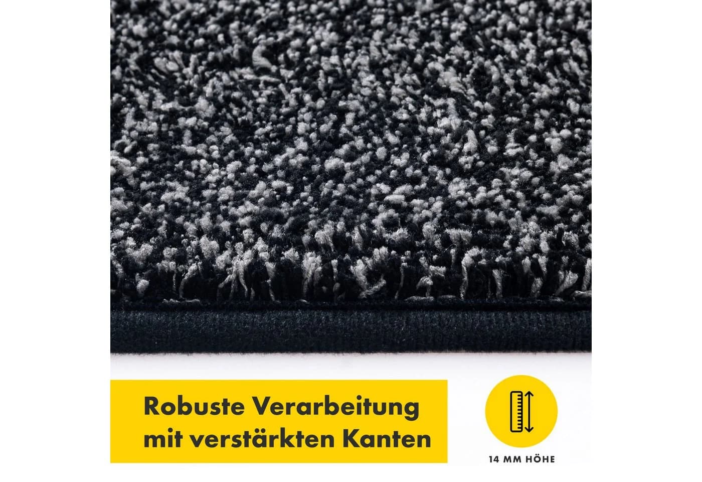 Floordirekt Fußmatte Nasa Schmutzfangmatte, rechteckig, waschbar bei 30 Grad, schmutzabsorbierend - Bild 5