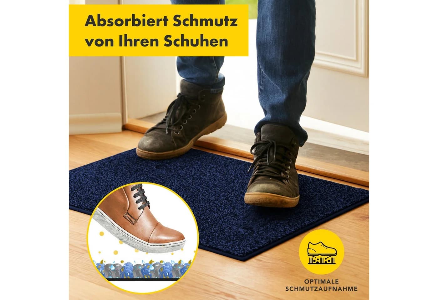 Floordirekt Fußmatte Nasa Schmutzfangmatte Rechteckig