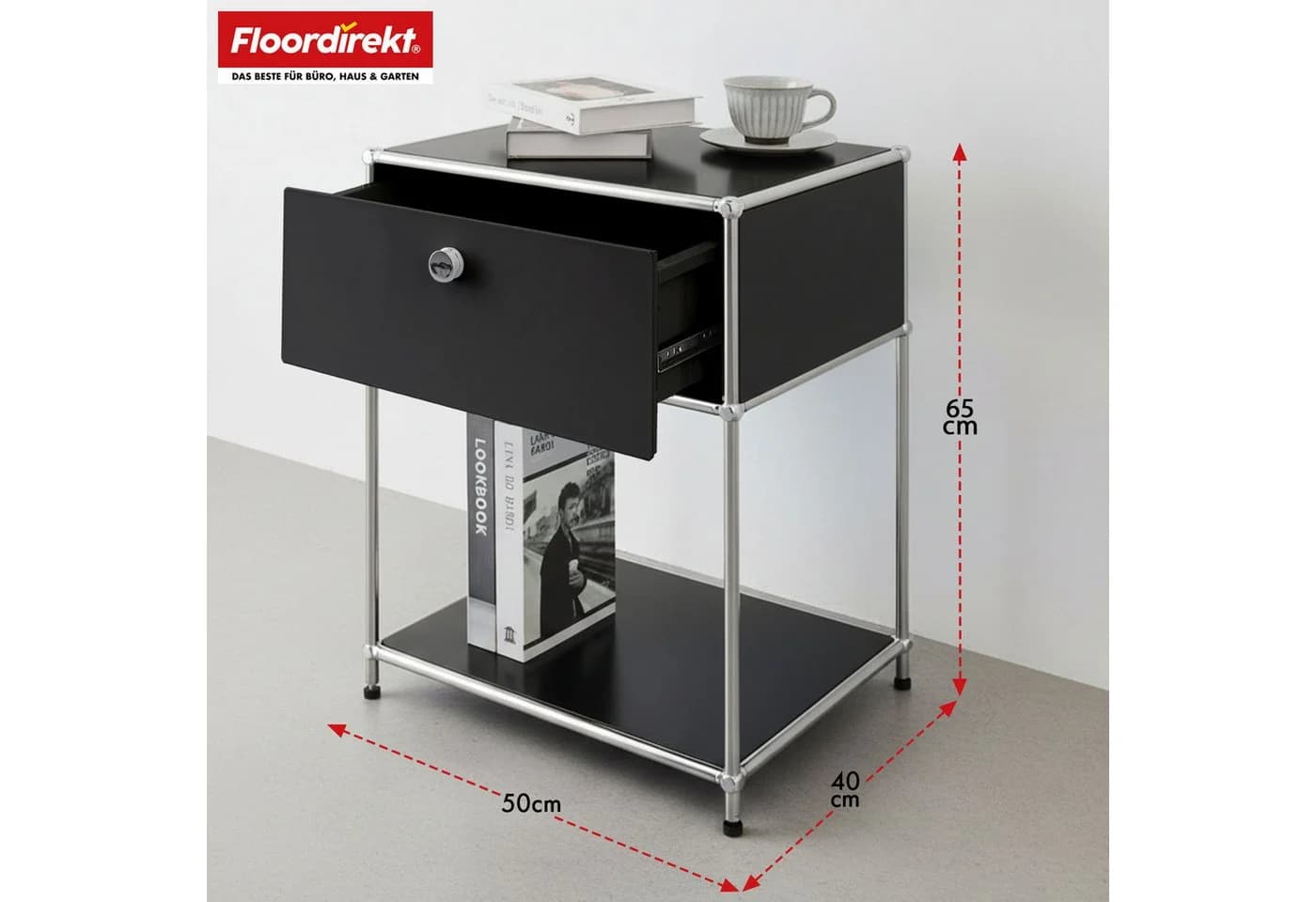 Floordirekt Beistelltisch Concept Epure MK-139 Metallregal
