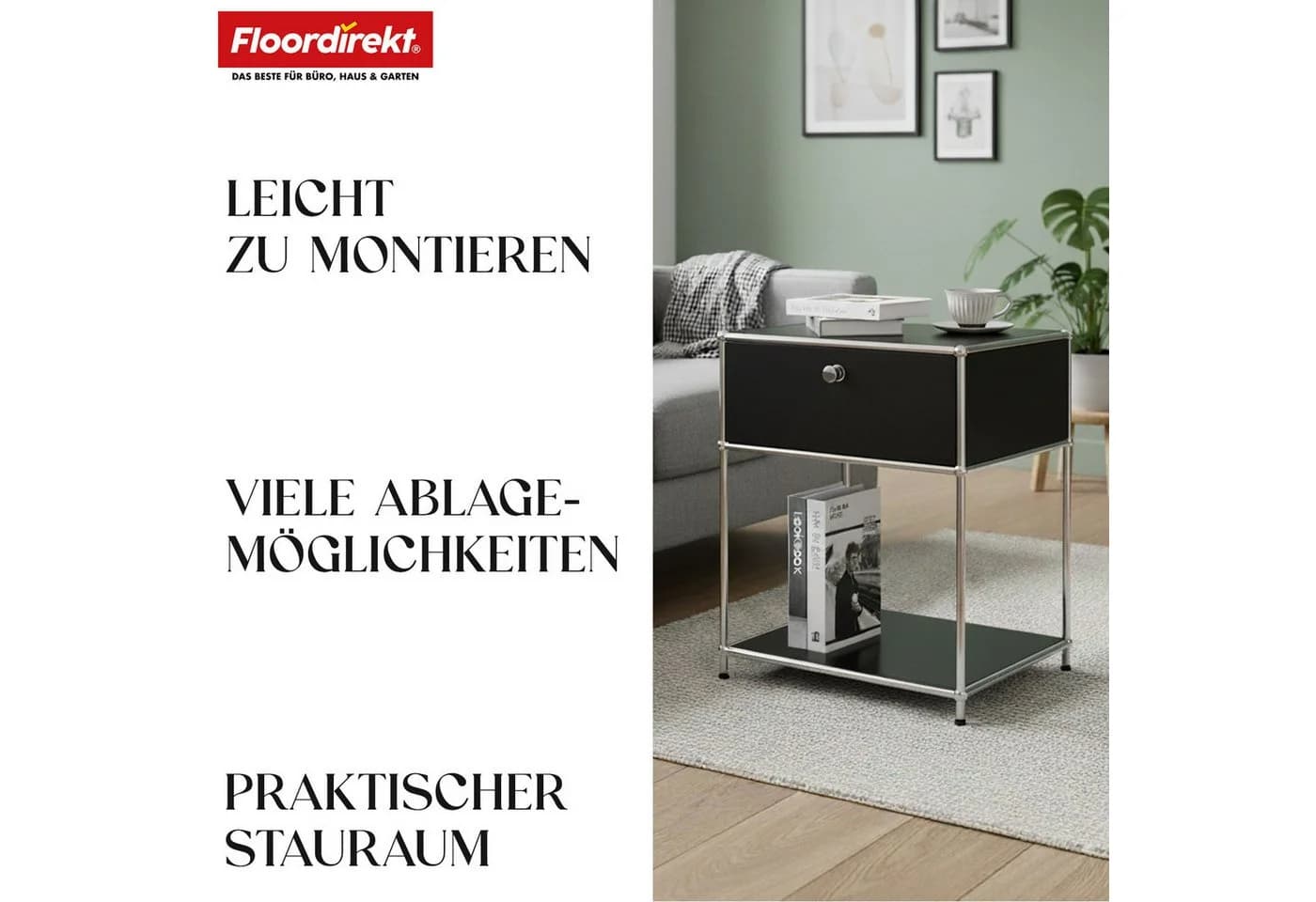 Floordirekt Beistelltisch Concept Epure MK-139 Metallregal - Bild 4
