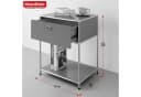 Floordirekt Beistelltisch Concept Epure Grau Metall Bild 1