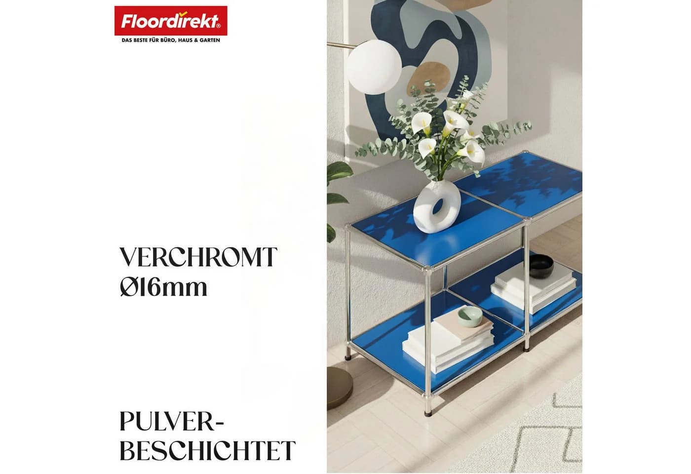 Floordirekt Lowboard Concept Epure MK-016 Blau Metall - Bild 3