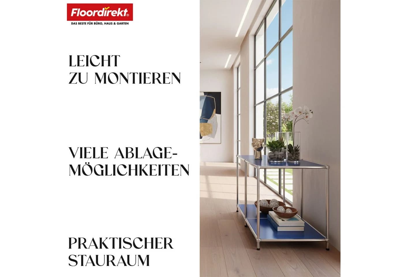 Floordirekt Lowboard Concept Epure MK-016 Blau Metall - Bild 4