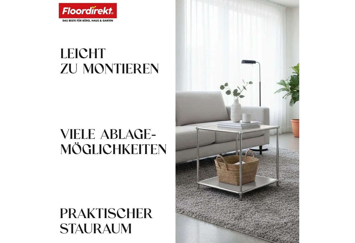 Floordirekt Standregal Concept Epure MK-012 Grau Metall - Bild 4
