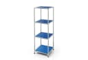 Floordirekt Standregal Concept Epure MK-005 Metallregal Silber/Grau/Gold Bild 2