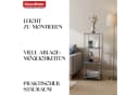 Floordirekt Standregal Concept Epure MK-005 Metallregal Silber/Grau/Gold Bild 4