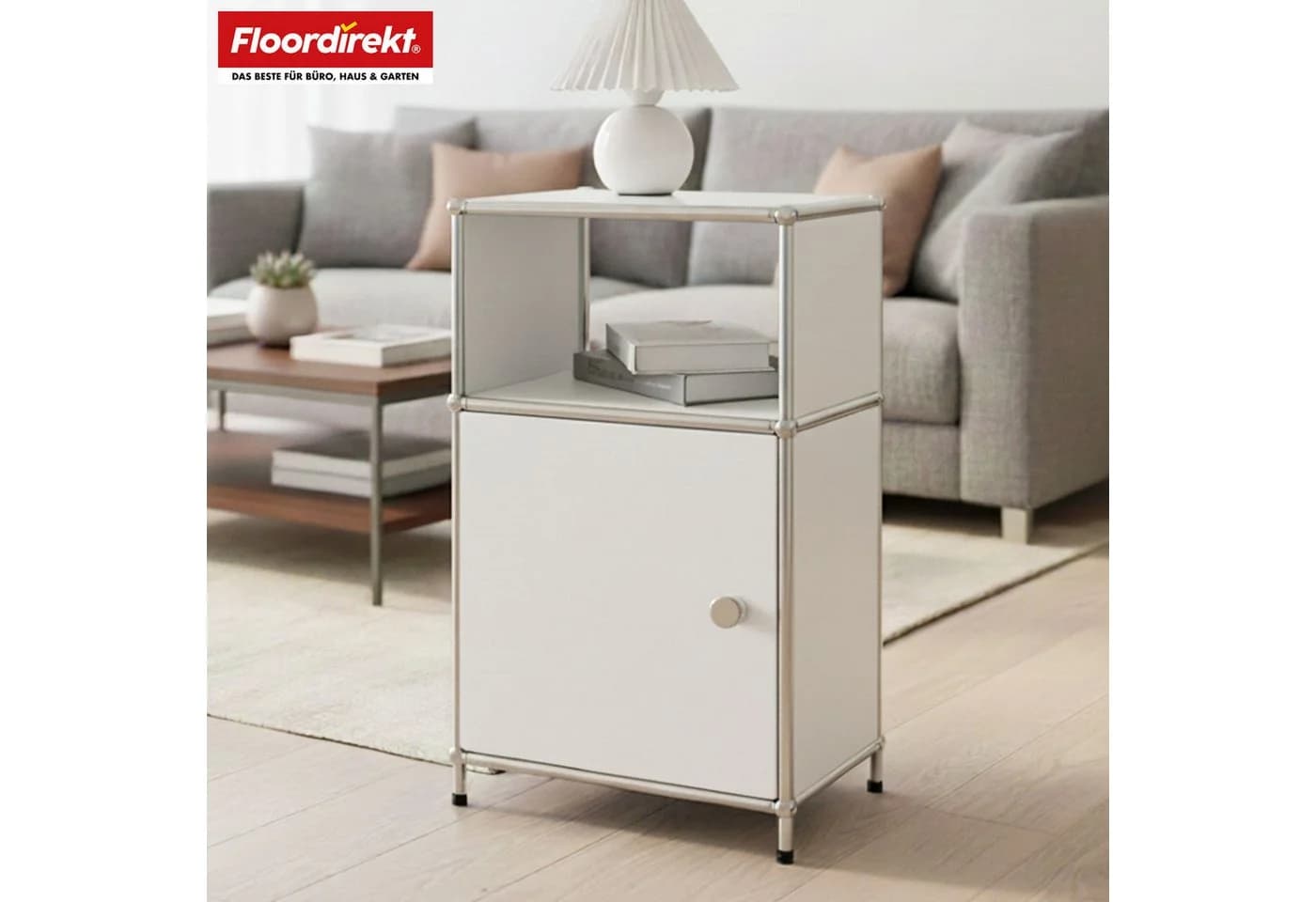 Floordirekt Standregal Concept Epure Metallregal MK-040 Weiß