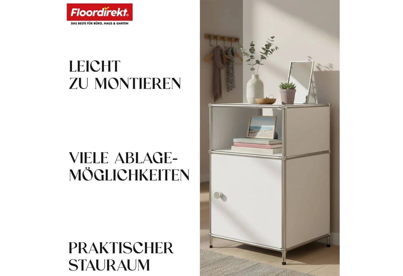 Floordirekt Standregal Concept Epure Metallregal MK-040 Weiß - Bild 5