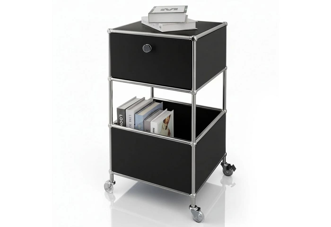Floordirekt Rollcontainer Concept Epure MK-145 Metallregal mit Schublade - Bild 2