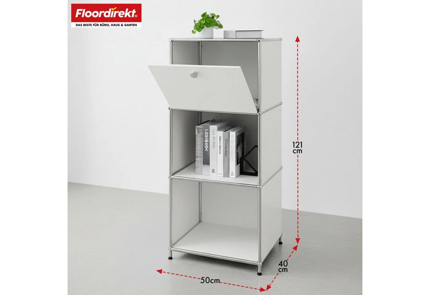 Floordirekt Standregal Concept Epure MK-107 Weiß - Bild 3