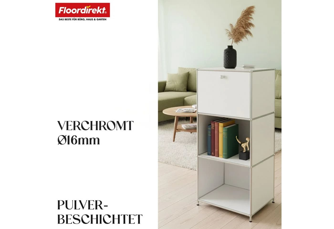 Floordirekt Standregal Concept Epure MK-107 Weiß - Bild 4