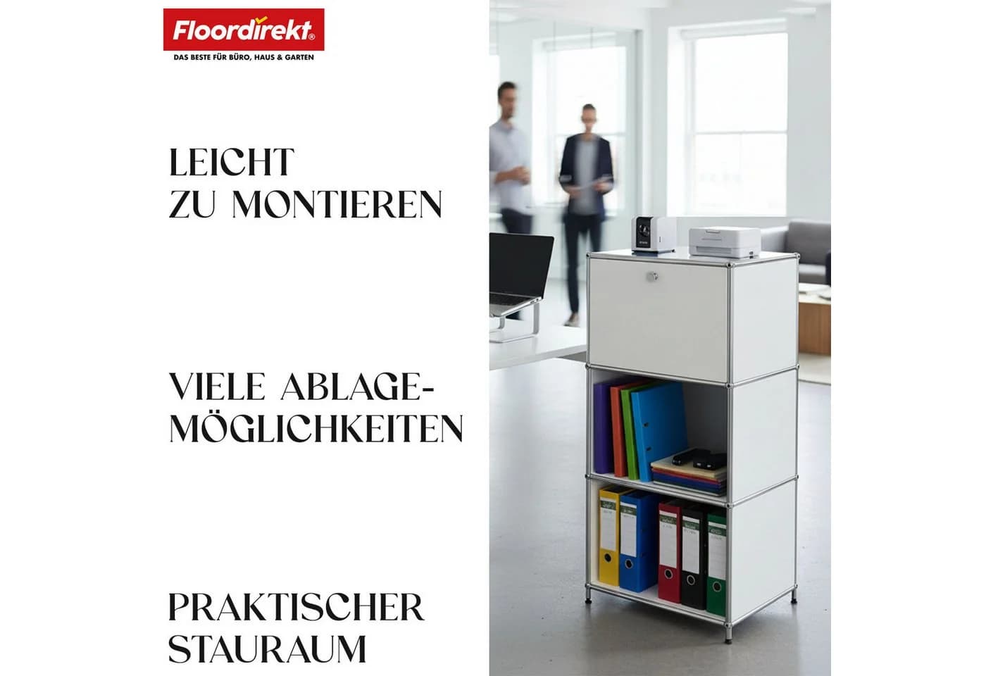 Floordirekt Standregal Concept Epure MK-107 Weiß - Bild 5