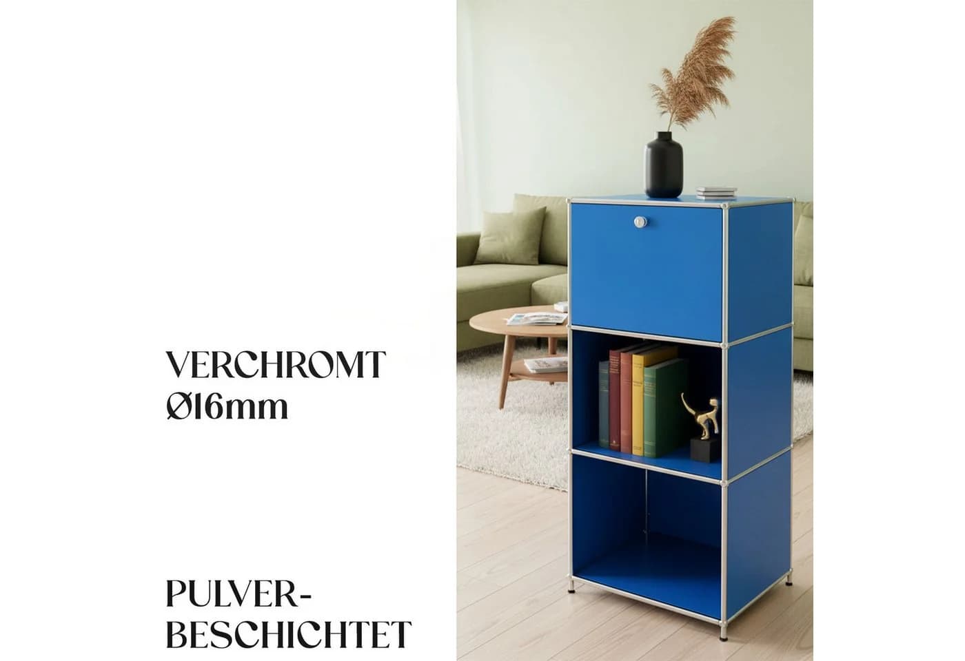 Floordirekt Standregal Concept Epure MK-107 Blau Metallregal - Bild 4