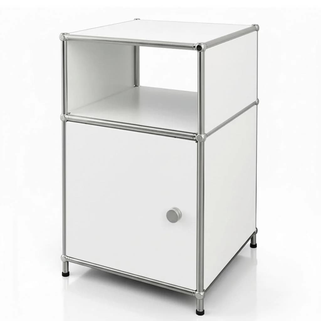 Floordirekt Regal Concept Epure Mk-040 Weiß Metall