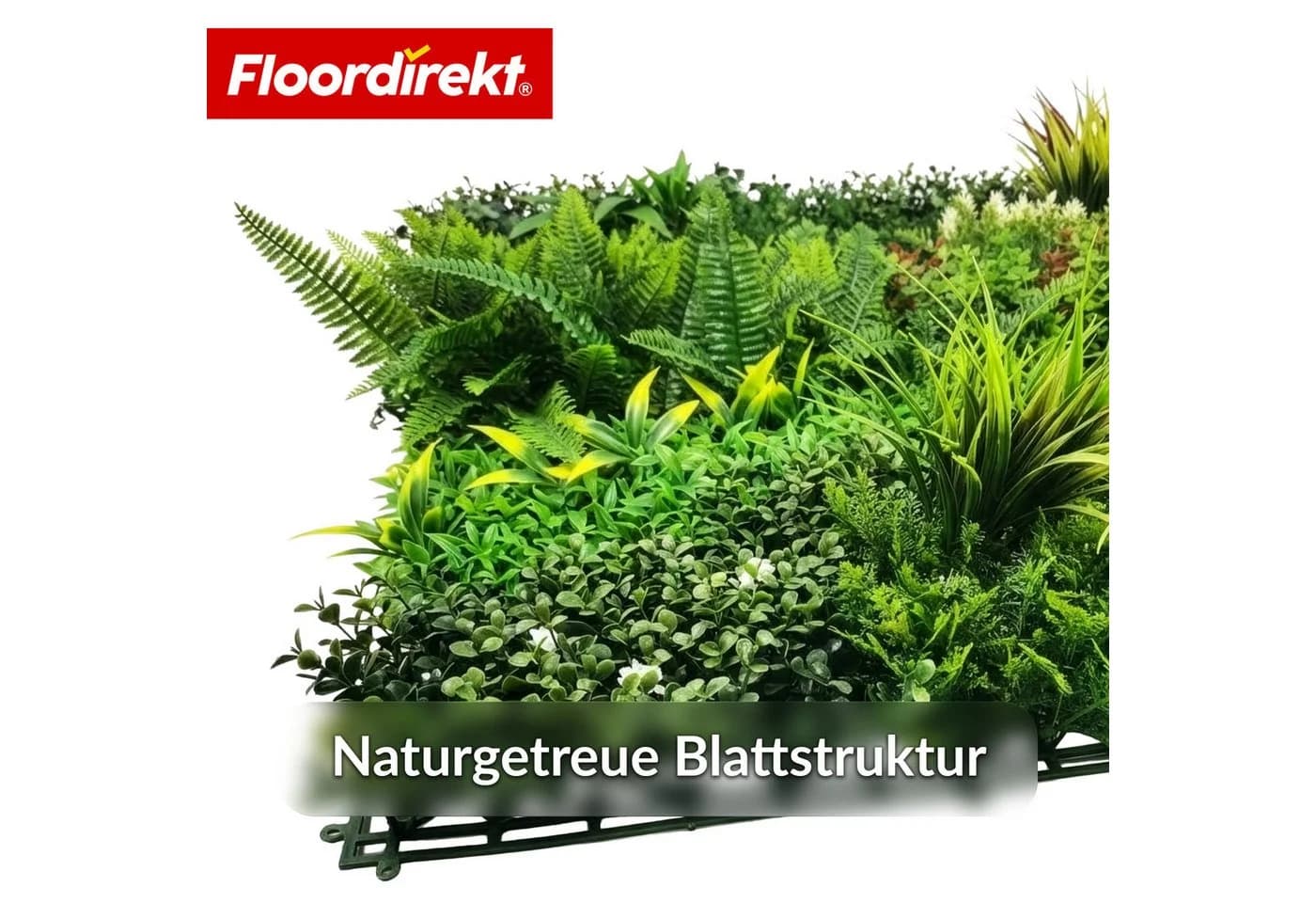 Floordirekt Pflanzenwand Meadow Kunstpflanzen Wanddeko - Bild 3